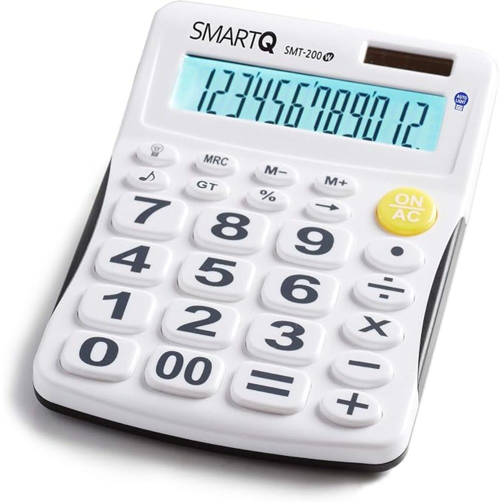 LED Back Light Smartq SMT-200w Backlit Calculator
